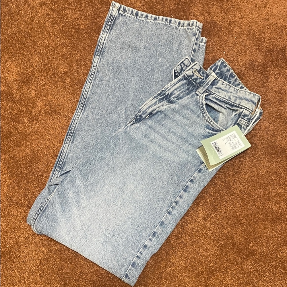 NWT H&M Mom Ultra High Waist Denim Jeans